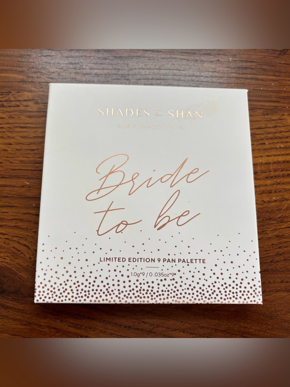 Shades by Shan Bride to Be Limited Edition Eyeshadow Palette Makeup New WEDDING